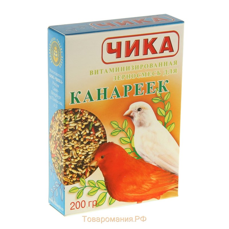 Корм чика для канареек 200г