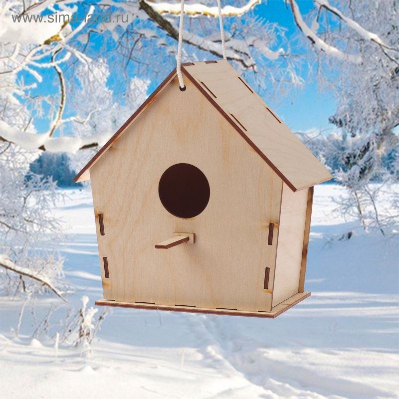 Скворечник Bird стандарт 23х20х35см