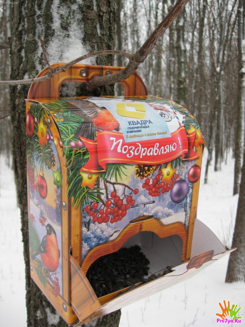 Камушки для птиц из коробки