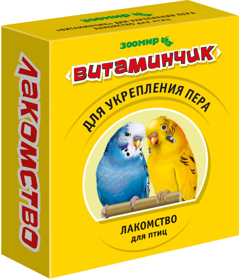 Зоомир Витаминчик для птиц для укрепления пера 50г
