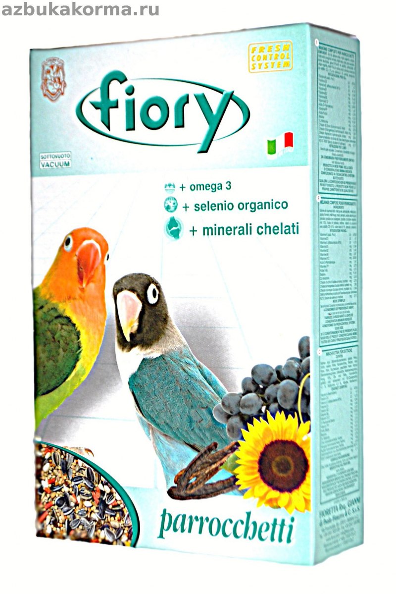 FIORY корм parrocchetti African для средних попугаев