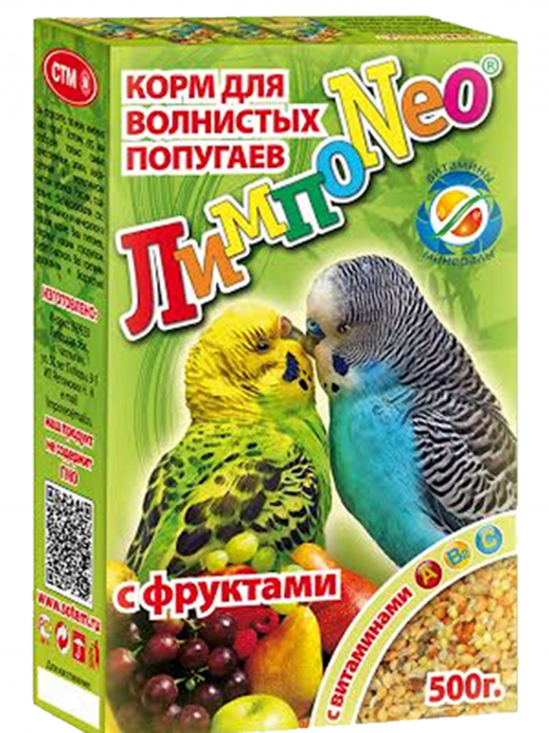 Корм для попугаев волнистых хэппиджангл 500гр/14