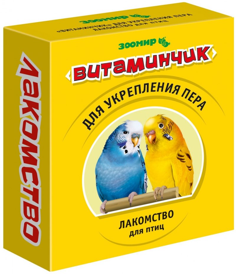 Зоомир Витаминчик для укрепления пера д/птиц 50г