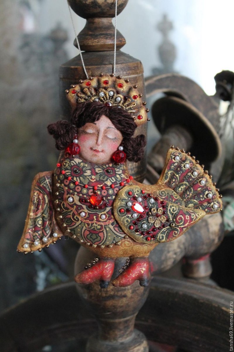 Птица Сирин кукла