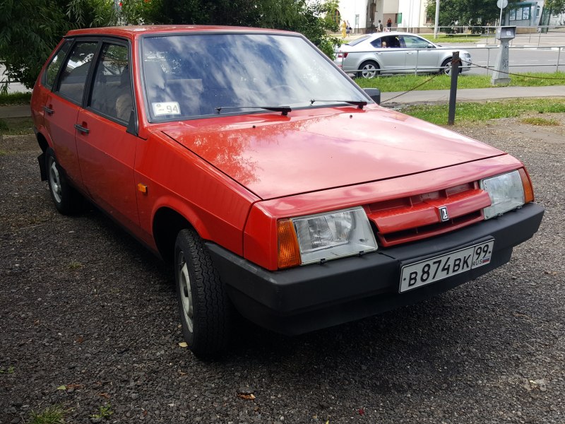 Лада 2109 красная
