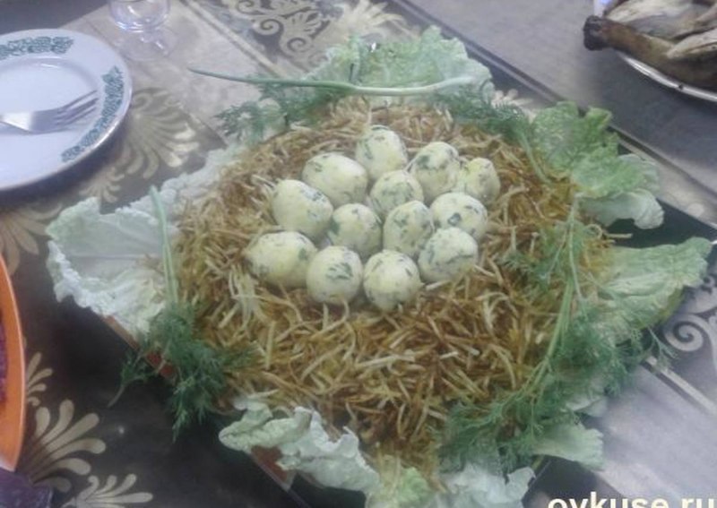 Гнездо глухаря