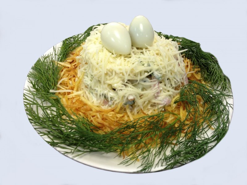 Салат гнездо глухаря Магнолия