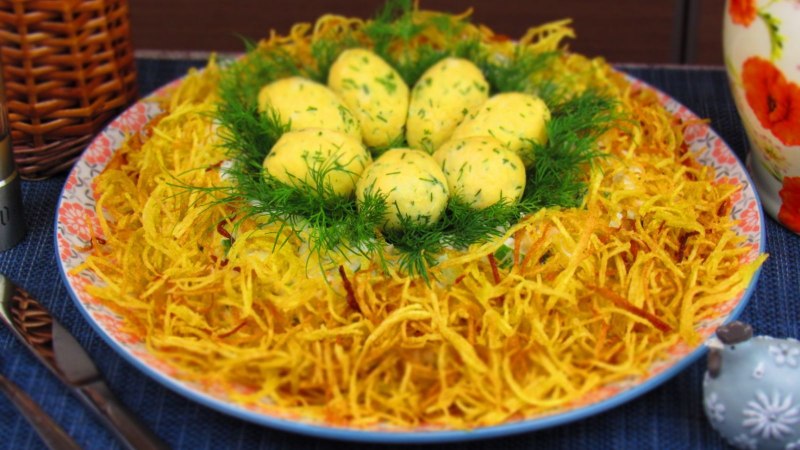 Салат гнездо глухаря