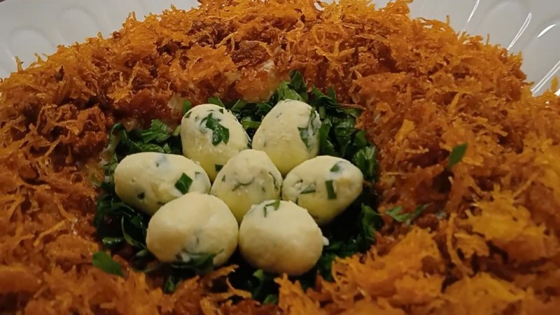 Салат гнездо ласточки