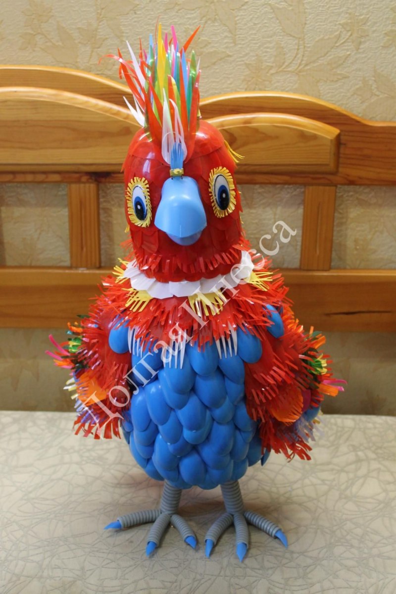 Птицы из бутылок