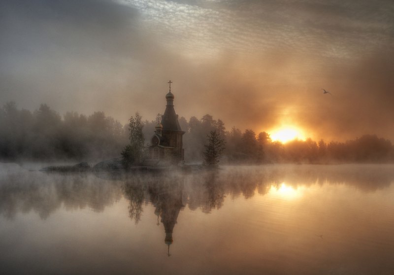Купола и голуби