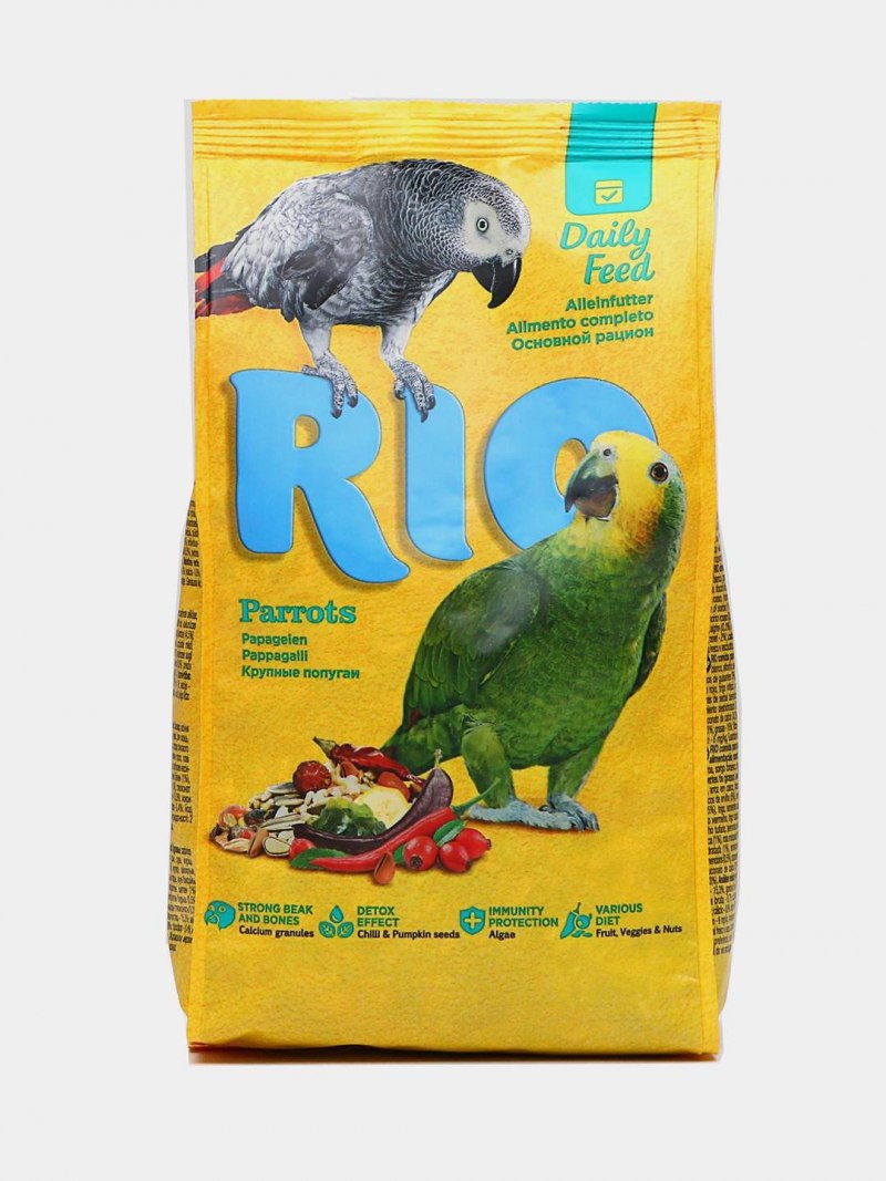 Корм Rio для крупных попугаев, 500 г