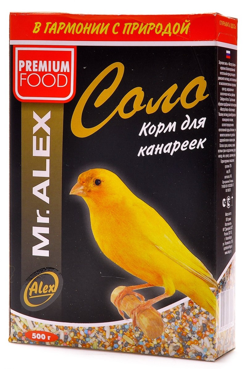 Корм для канареек "кенар"