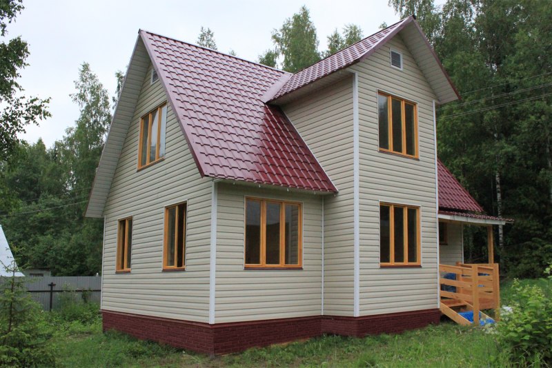 Терем каркасный дачный домик