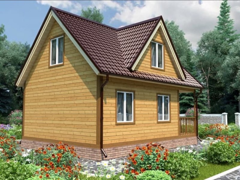 Каркасный дом 80 м2