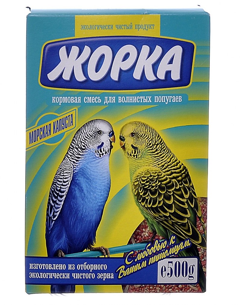 Жорка корм для волнистых попугаев с минералами (коробка) 500 гр