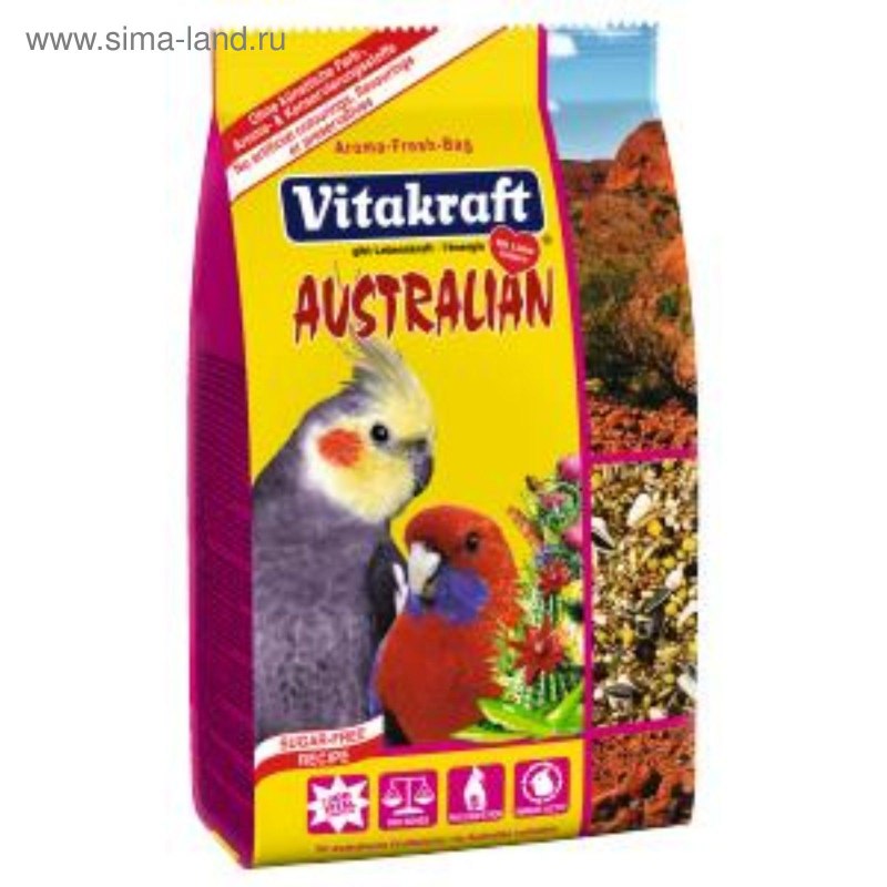 Vitakraft корм Australian для средних попугаев