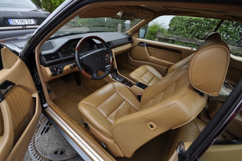 Mercedes w124 купе салон