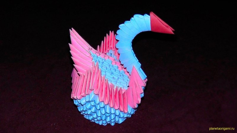 Фигурки из бумажных модулей