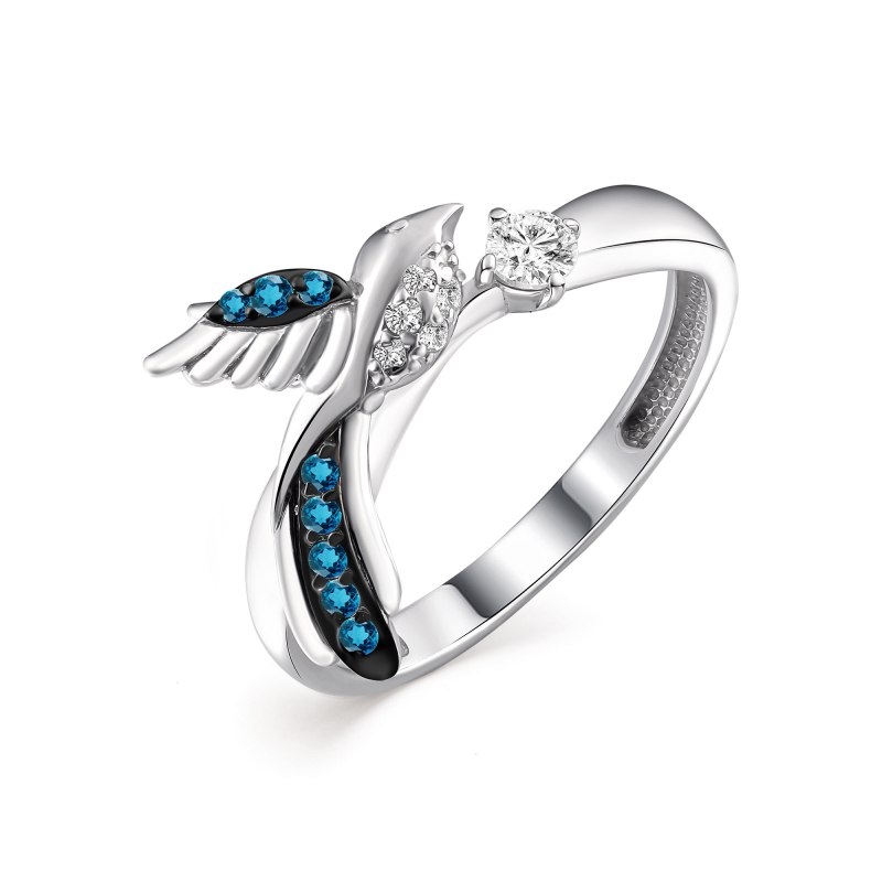 Серебряная птица,серебряные кольца арт.320846 с