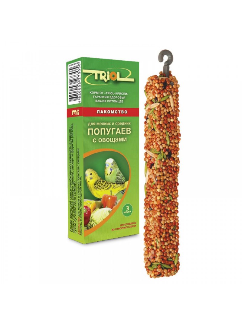 Лакомство для попугаев Триол