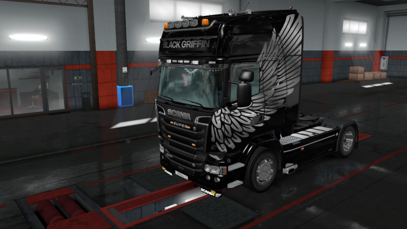 Scania r400 Black Griffin