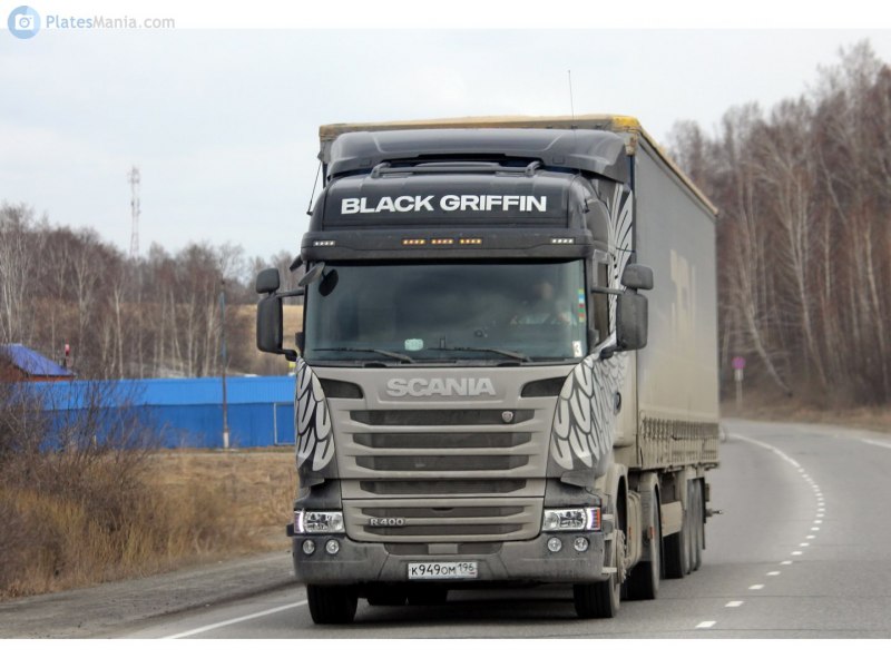 Scania r400 Black Griffin