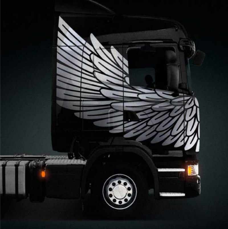 Scania r400 Black Griffin