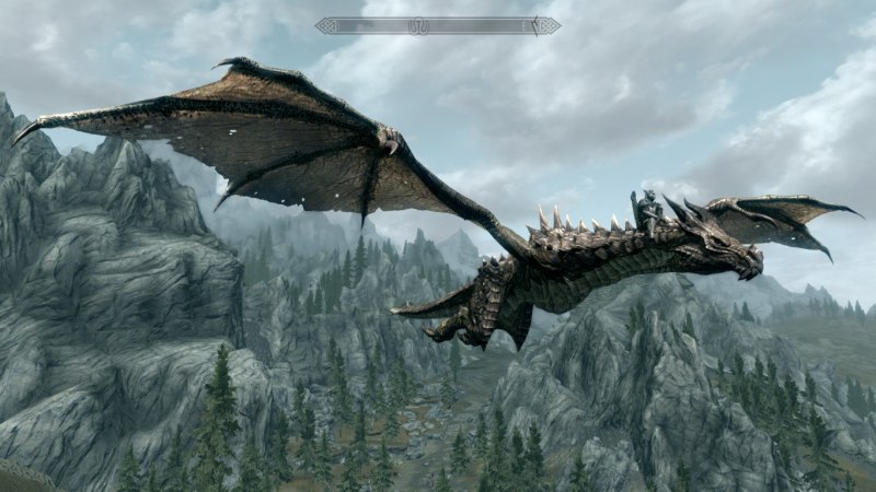 Skyrim Zephyr Dragon