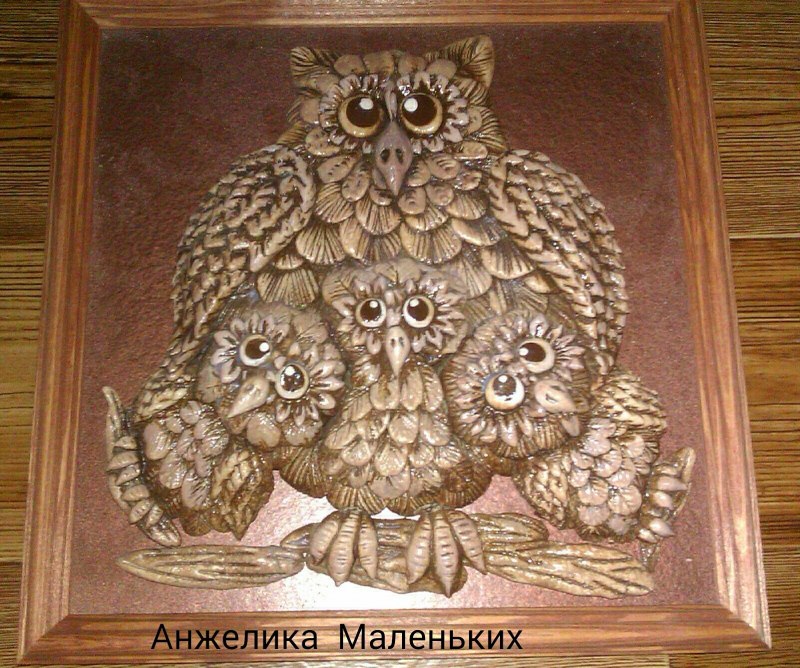 Сова из глины своими руками