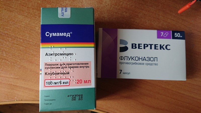 Антибиотики 3 таблетки в упаковке название Сумамед
