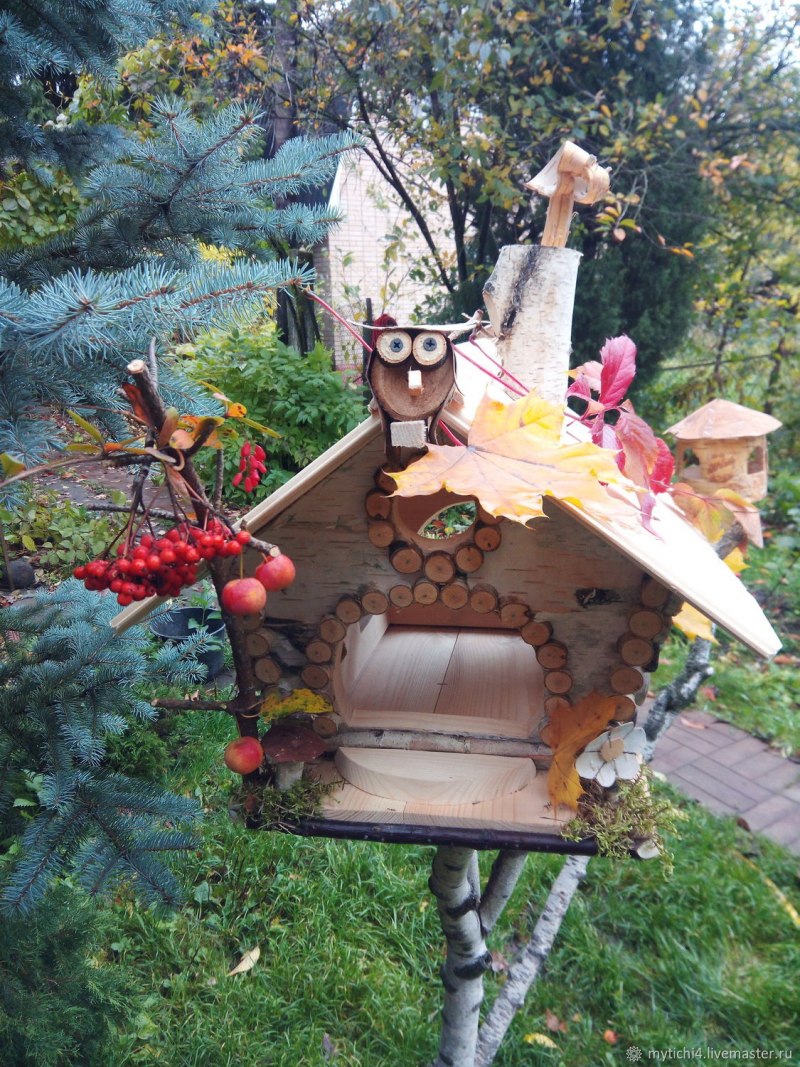 Кормушка для птиц сборная дерево 18*16*15см 4923744