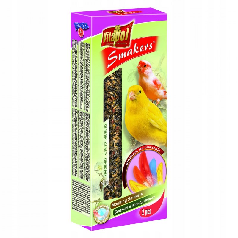 Vitapol палочки smakers д/канареек ракушки 60гр