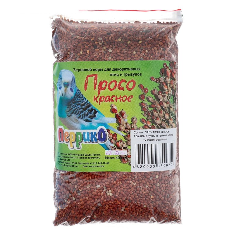 Корм для птиц "просо красное" Перрико