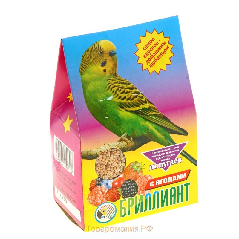 Lolo Pets корм д/волн попугаев 500 г. полнорационный