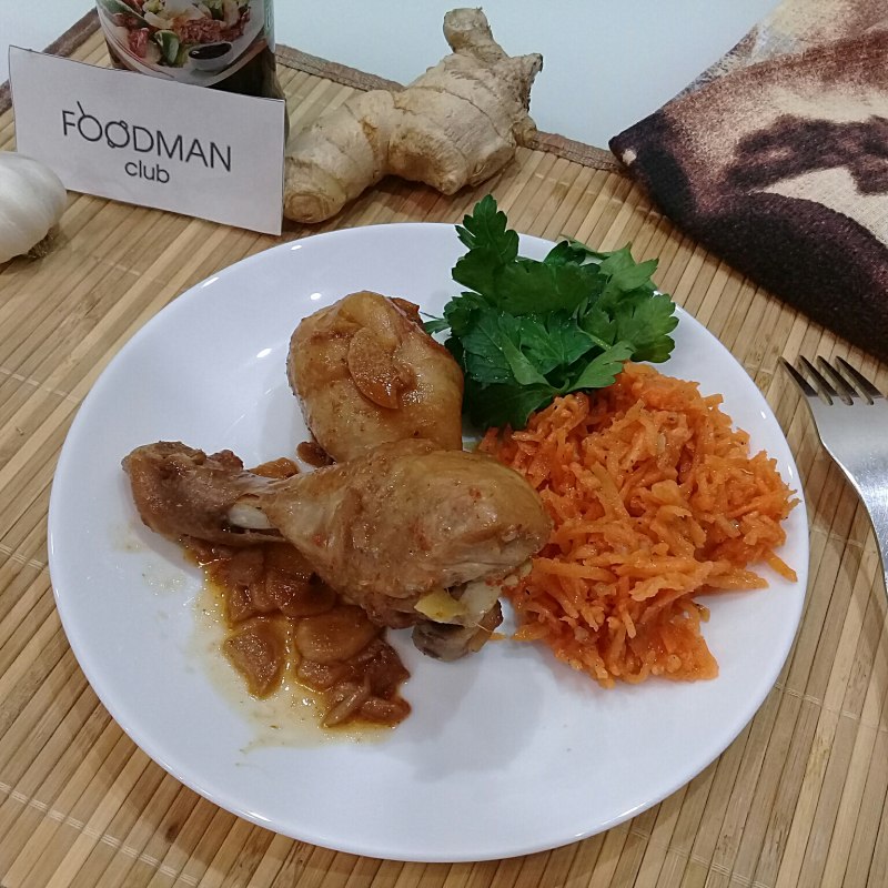 Курица тушеная по тайски