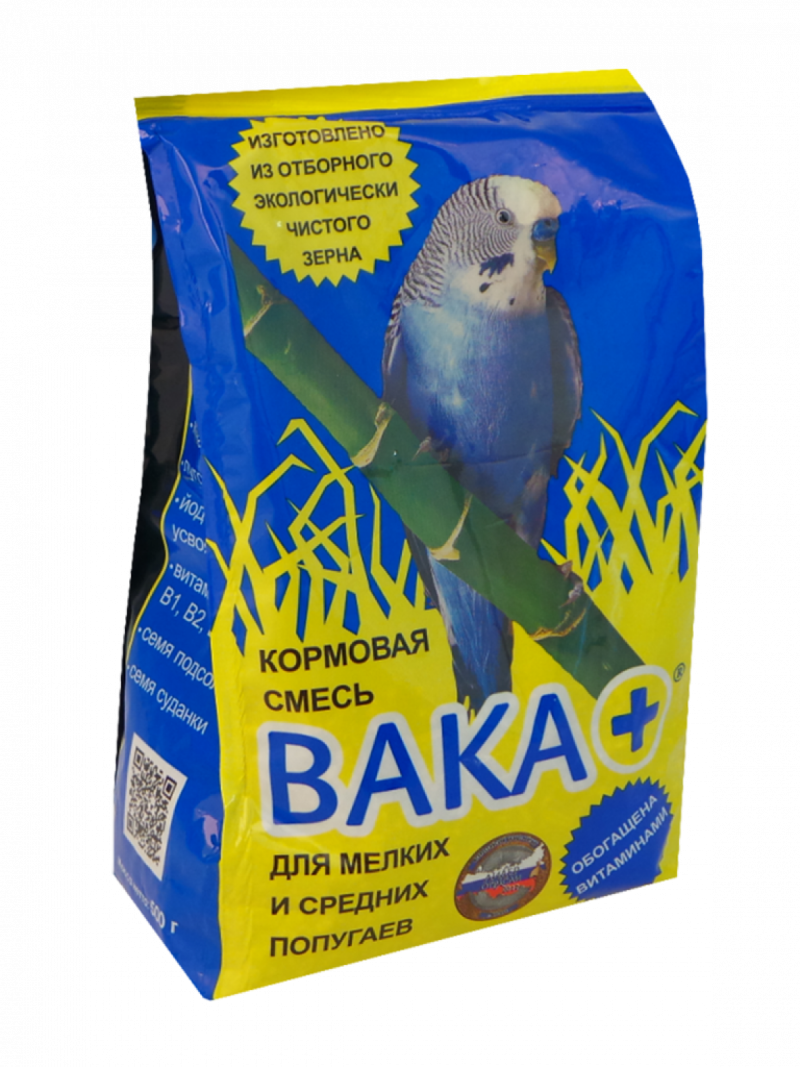 Вака д/попугаев корм 500 гр