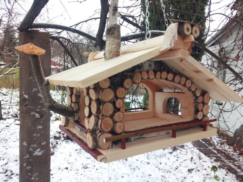 Круглая кормушка для птиц