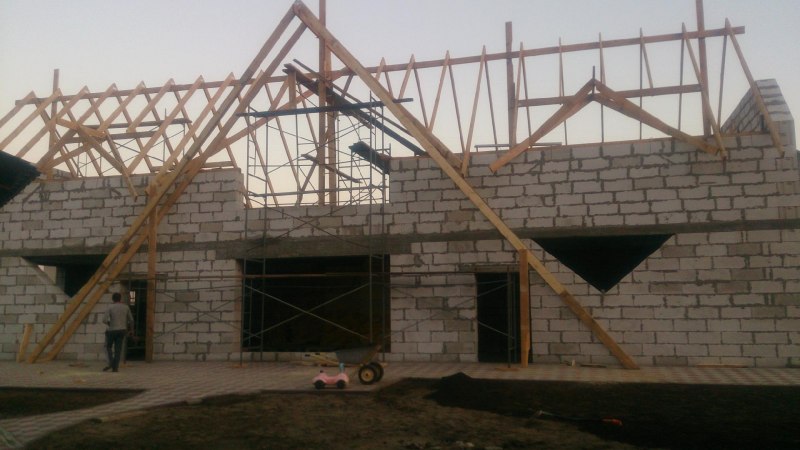 Вальмовая стропильная система Кукушка