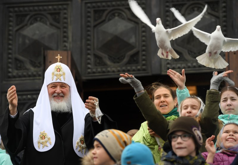 Патриарх Кирилл Благовещение