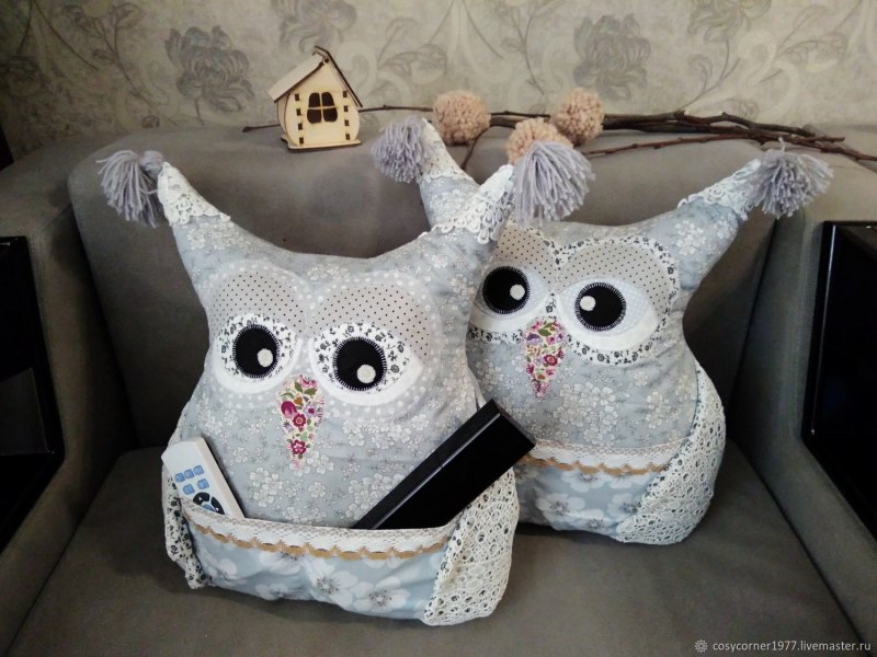 Сова 3 в 1 игрушка плед и подушка