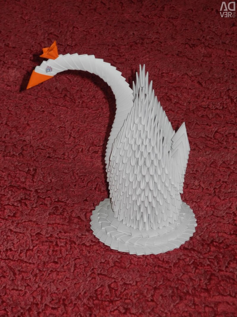 Поделки из атласных лент