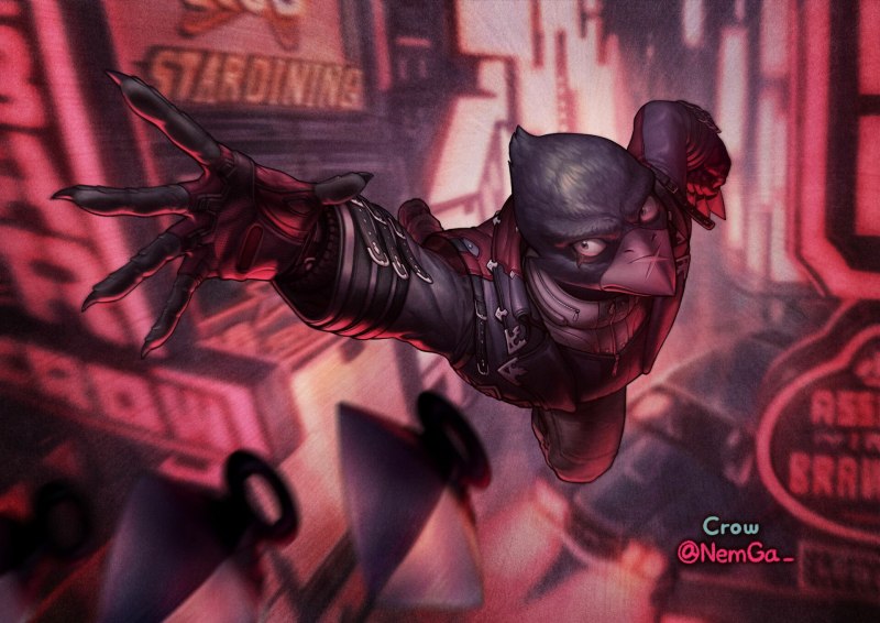 Леон × Crow Brawl Stars шип