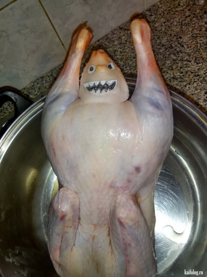 Курица прикол