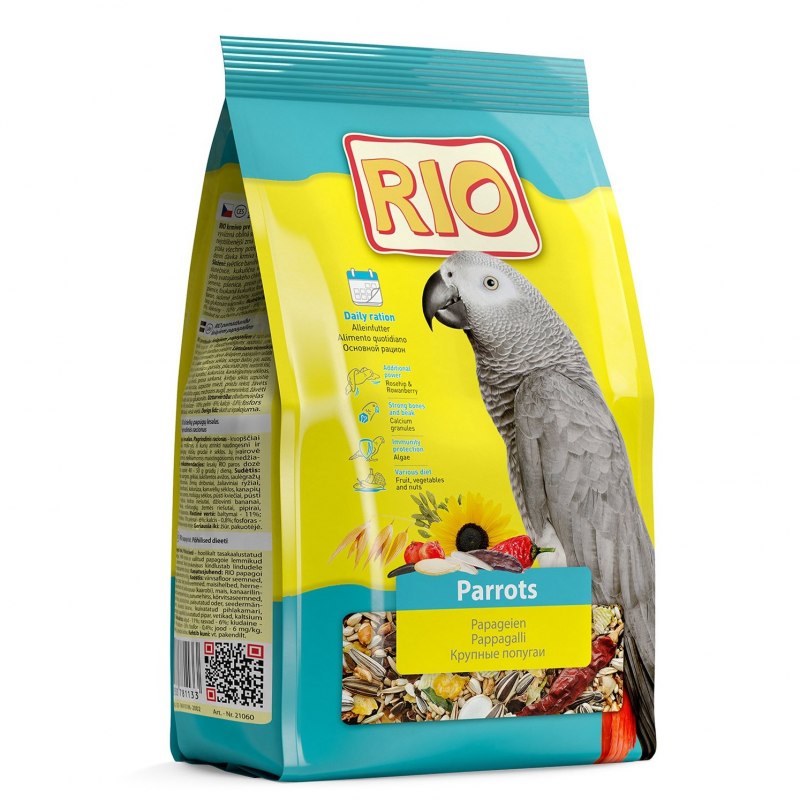 Корм Rio для крупных попугаев, 500 г