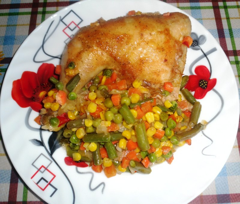 Куриные ножки ресторанная подача