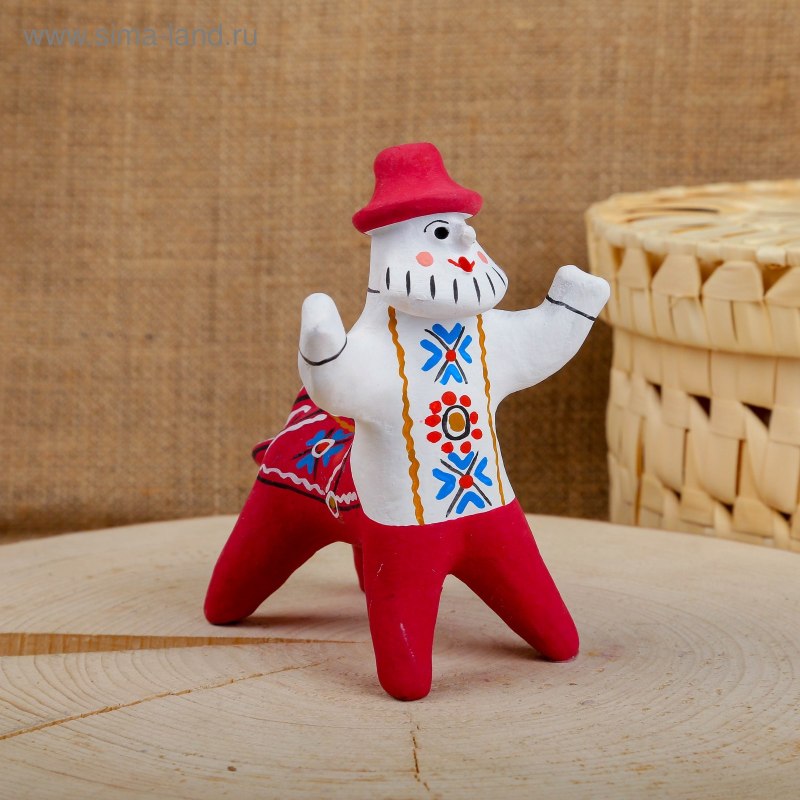 Каргопольская глиняная игрушка Полкан