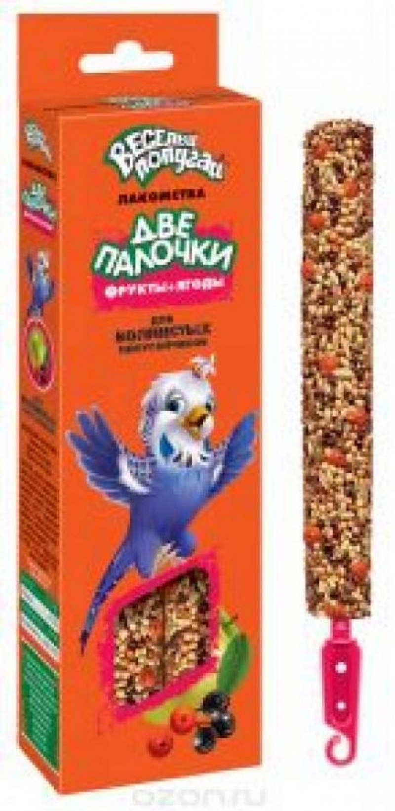 Rio 22150 палочки д/попугаев фрукты/ягоды 2*75 гр