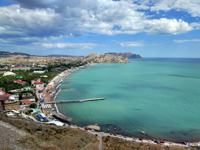 Город Судак в Крыму