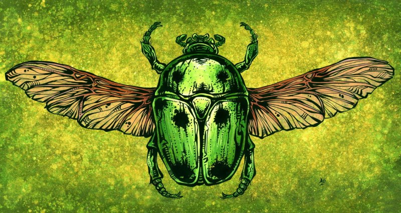 Жук скарабей ювелирка